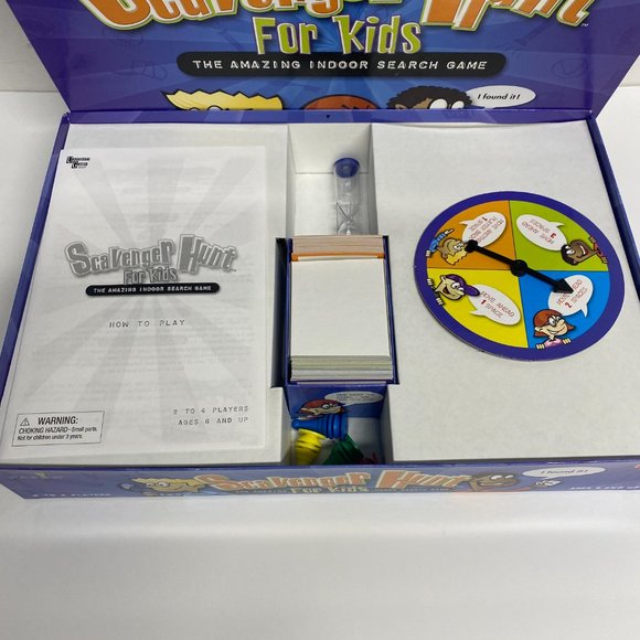 Scavenger Hunt for Kids Indoor Search board Game University Game Complete - Picture 4 of 5